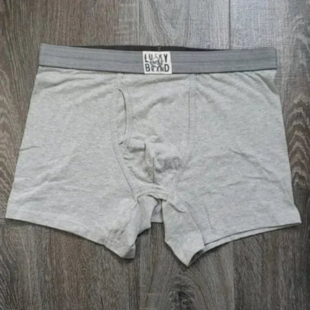 Lucky Brand "Skull" solid Boxer Brief
